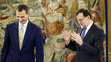 Rajoy abandona la Zarzuela y el Rey convoca a Patxi López para comunicarle el resultado de la ronda MADRID |EUROPA PRESS