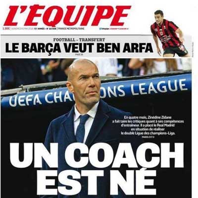 La portada de L’Equipe