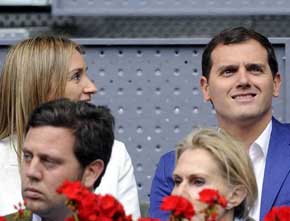 Albert Rivera, en el Masters 1000 de Madrid. MADRID | CHANCE