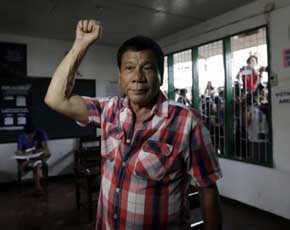 Rodrigo Duterte es el nuevo presidente de Filipinas