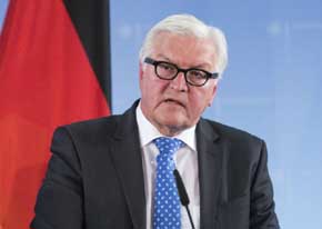 El ministro alemán de Asuntos Exteriores, Frank-Walter Steinmeier