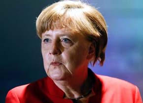 Angela Merkel, canciller de Alemania. 
