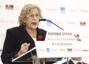 Carmena no pedirá el voto para PODEMOS