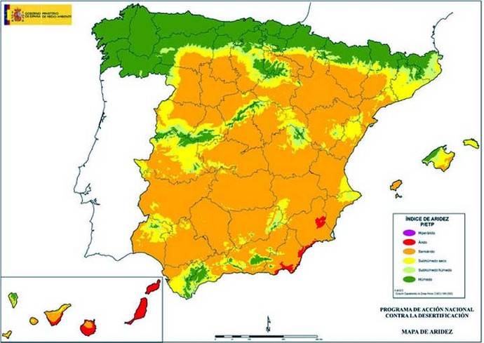 El 20% de España ya se ha desertificado
