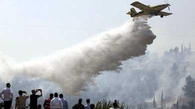 Varios incendios en torno a Jerusalén provocados por hogueras de festividad