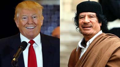 Yo hice negocios con Muamar Gadafi, disculpe. Le alquilé un terreno.