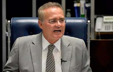 El presidente del Senado brasileño  Renan Calheiros