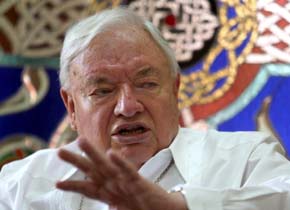El cardenal emérito Juan Sandoval Íñiguez.  