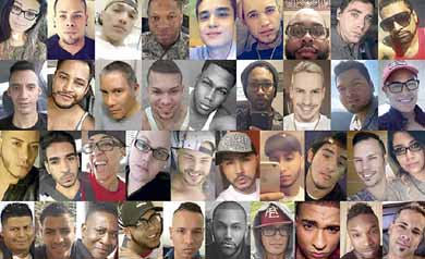 Algunas de las víctimas de la masacre de Orlando