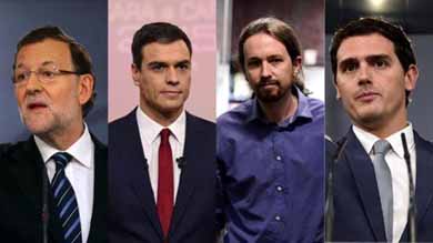 Los 4 protagonistas de las elecciones de este domingo