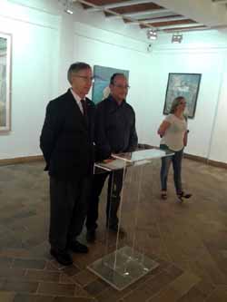 Presentación de la exposición itinerante de pinturas “CerVartes” en la ciudad de Almansa