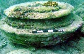 Restos bajo el agua de una supuesta ciudad perdida griega fueron, en realidad, creados por un fenómeno natural