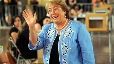 Michelle Bachelet, presidenta de Chile