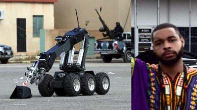 El autor del tiroteo en Dallas fue ultimado por la explosión de un dispositivo colocado por un robot policial. 