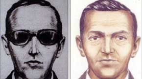 Lo único que quedó de D.B. Cooper fue esta ilustración del FBI, con el objetivo de capturar al ladrón. 
