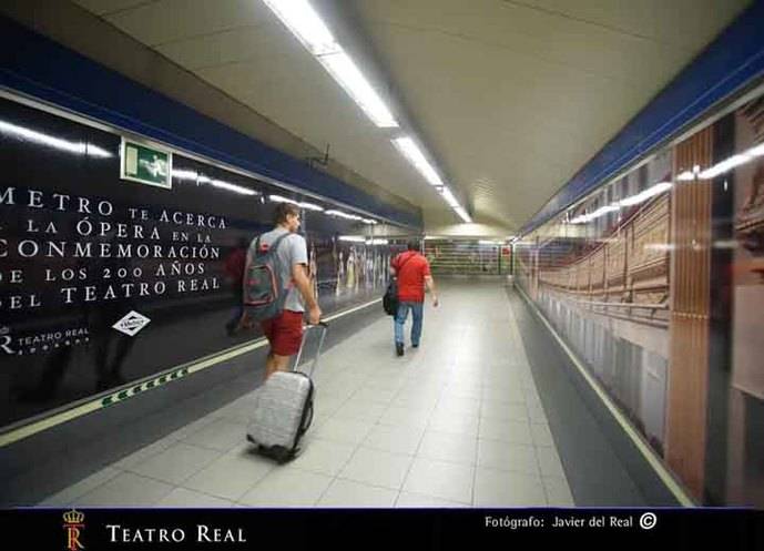 El Teatro Real se introduce en la estación de Metro “Ópera”