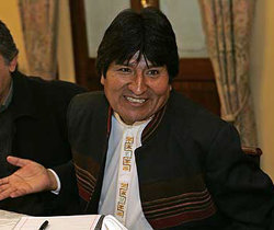 El presidente boliviano, Evo Morales, favorito en la intención de voto tendría asegurada la reelección