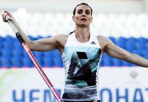 Yelena Isinbayeva, doble campeona olímpica de Rusia que pretendía participar en los Juegos Olímpicos Río 2016. 
