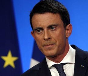 El primer ministro de Francia, Manuel Valls