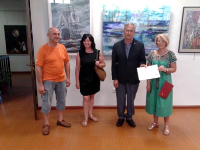 Inaugurada la exposición itinerante de pinturas CervArtes en El Toboso