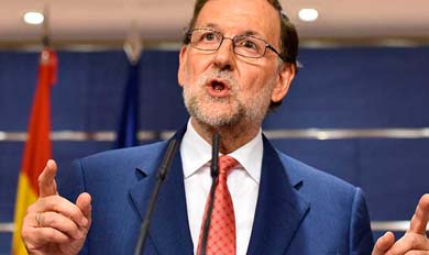 Mariano Rajoy  apenas pudo ocultar su decepción por el resultado de su entrevista con Sánchez