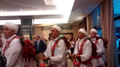 Fiesta del Trono de Marruecos celebrada en el Hotel Internacional de Madrid