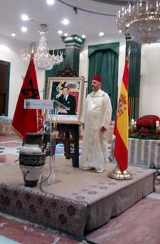 Fiesta del Trono de Marruecos celebrada en el Hotel Internacional de Madrid