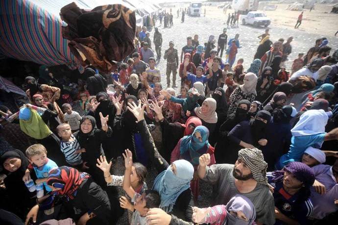 ONU confirma que el Estado Islámico capturó a 3.000 desplazados en Irak