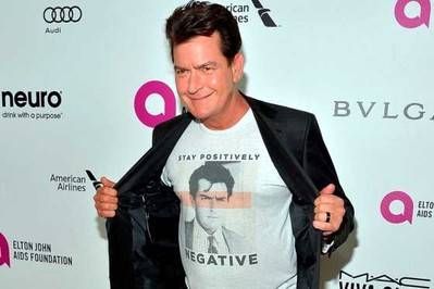 Charlie Sheen en febrero de 2016. 