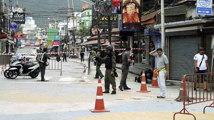 Tailandia sufrió 10 ataques con bombas en las zonas turísticas