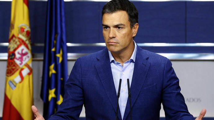 Pedro Sánchez, líder del PSOE