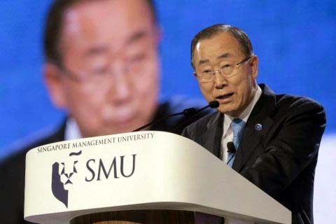 Ban Ki-moon, secretario general de las Naciones Unidas, desde 2007.