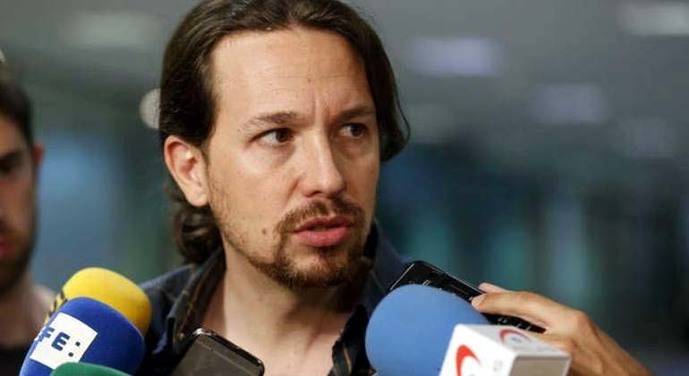 El líder de Podemos, Pablo Iglesias