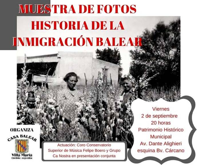 Muestra Fotográfica en la Casa Balear de Argentina