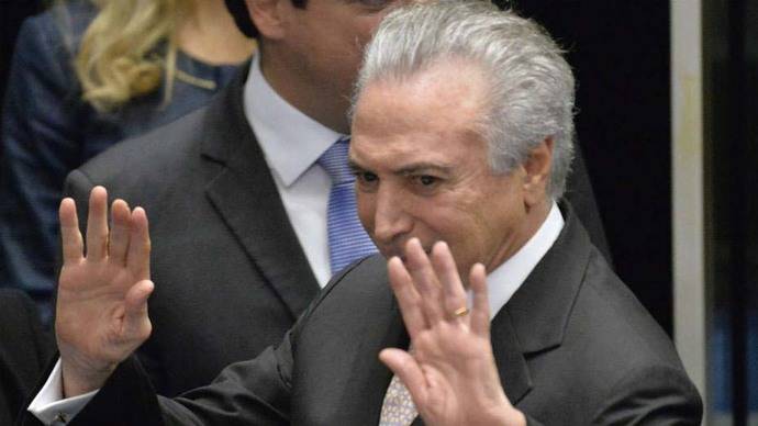 Michel Temer presidente de Brasil