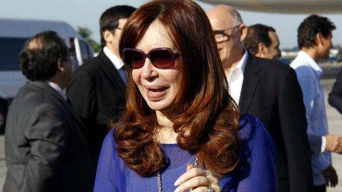 Cristina Fernández, ex presidenta de Argentina...