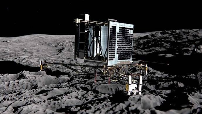 Sonda espacial Rosetta halló al robot Philae posado en el cometa 67P

