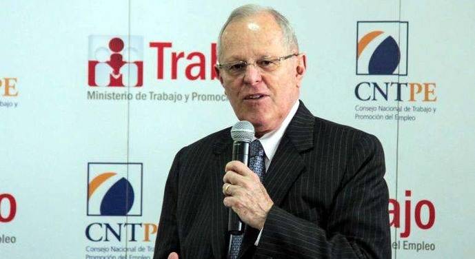 El presidente de Perú Pedro Pablo Kuczynski