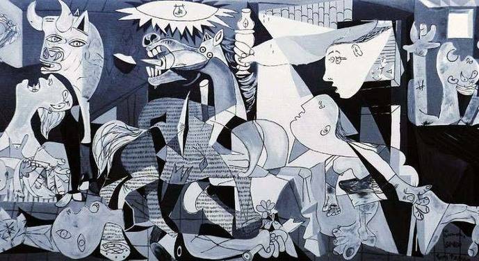 Fragmento de 'Guernica' de Pablo Picasso.