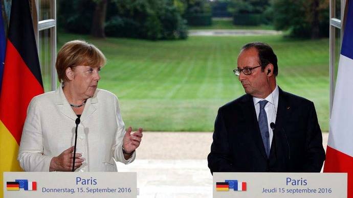 Merkel y Hollande quieren una Unión Europea más fuerte