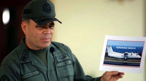 La denuncia la hizo el ministro de Defensa de Venezuela, Vladimir Padrino López.