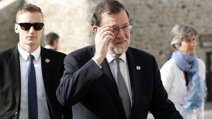 Mariano Rajoy, presidente del PP y del gobierno en funciones