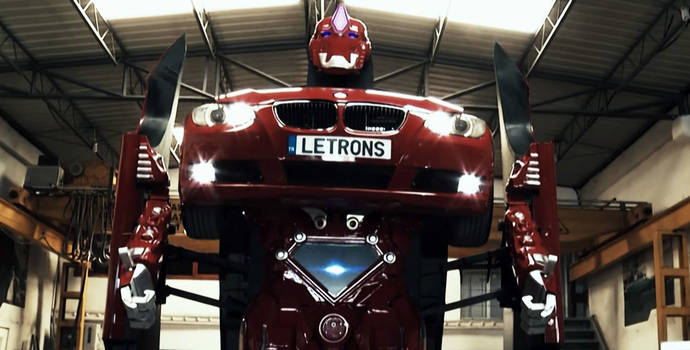 Letrons: un Transformer REAL a partir de un BMW