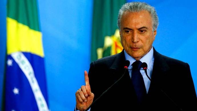 Michel Temer, presidente de Brasil