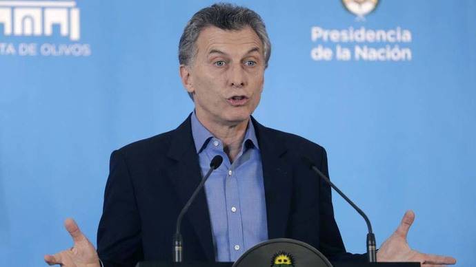 Mauricio Macri, presidente de Argentina