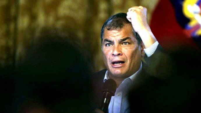 Rafael Correa, presidente de Ecuador