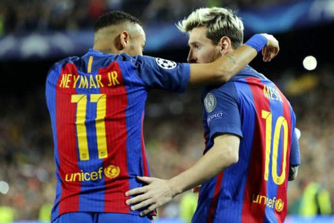Lionel Messi y Neymar, dos nominados al Balón de Oro