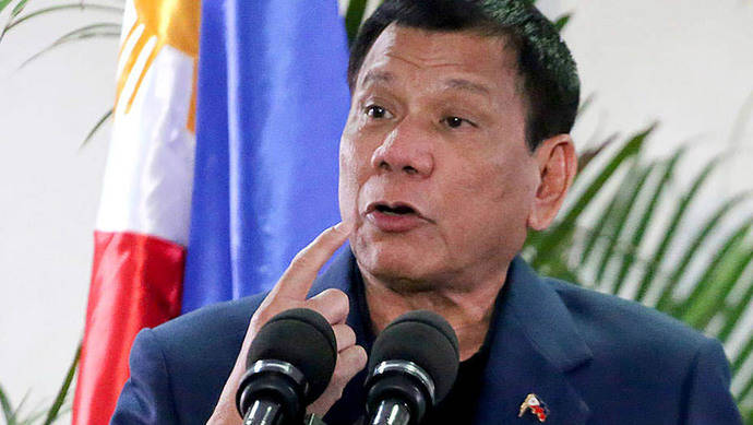 Duterte anunció fin de alianza Washington-Manila