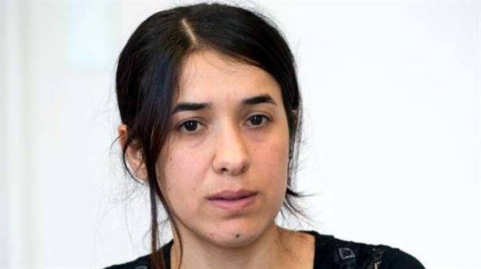 En la imagen, Nadia Murad. 