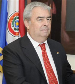 El nuevo embajador de Paraguay ante la Organización de Estados Americanos (OEA), Hugo Saguier,

